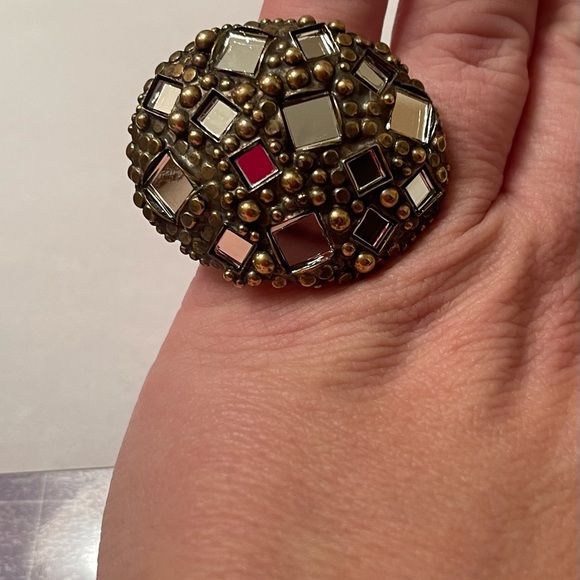 Sorrelli Statement Cocktail Ring - One of A Kind - Adjustable - Picture 3 of 6